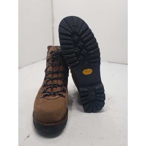 Zamberlan 631 Civetta Leather Hiking Boots Gore TEX Size 13 Taupe Pre Owned - Picture 8 of 8